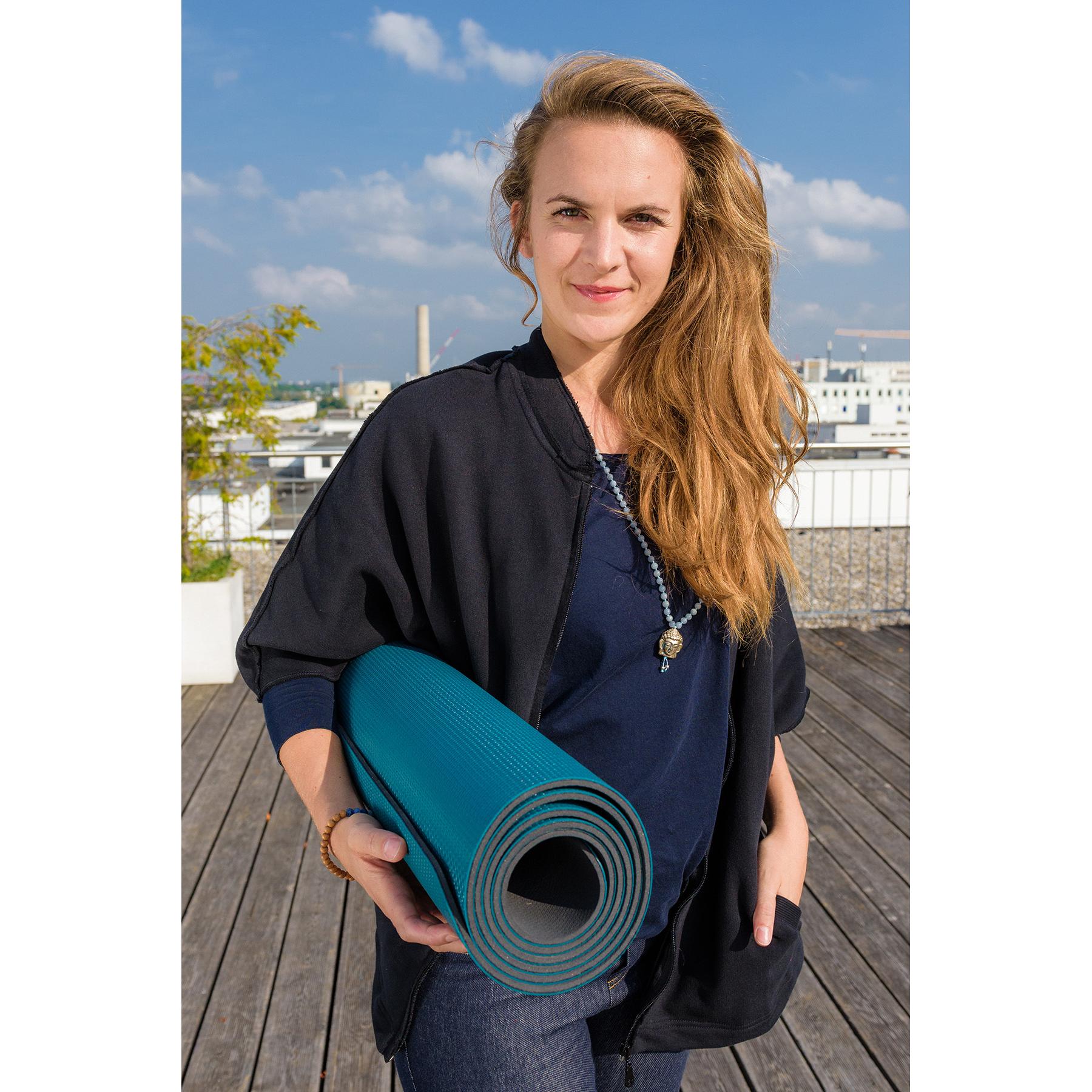 Thumbnail - Yogistar, Damen, Jacke, Yoga Poncho Reese (M), Grau, M