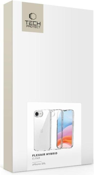 Actual product image Tech-Protect FlexAir Hybrid Case for iPhone 16e - Clear (Apple iPhone 16e, Apple iPhone 17e)