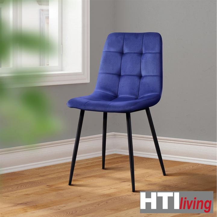 Produktbild HTI-Living Stuhl Mesa Velvet Blau