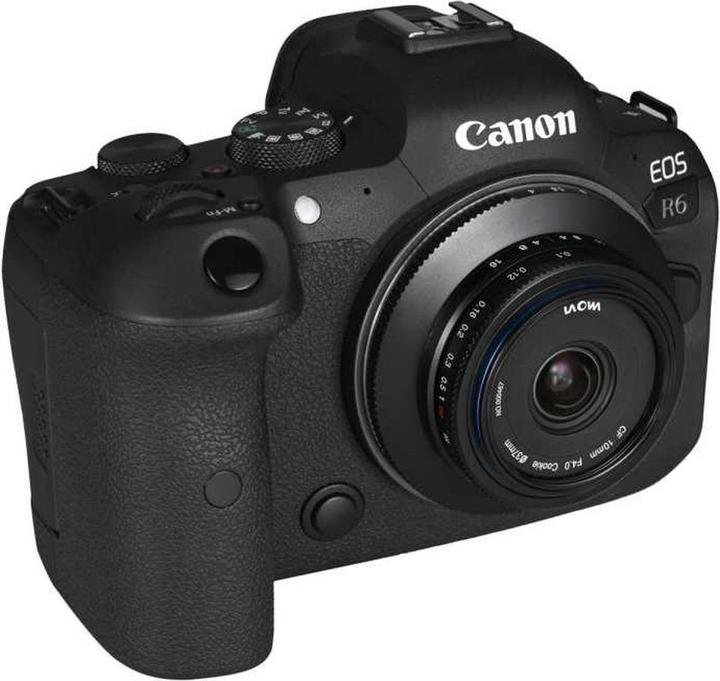 Immagine prodotto Laowa 10mm 1:4 Pancake Canon RF (APS-C) argento (Messa a fuoco manuale) (Novità) (Canon RF, APS-C / DX)