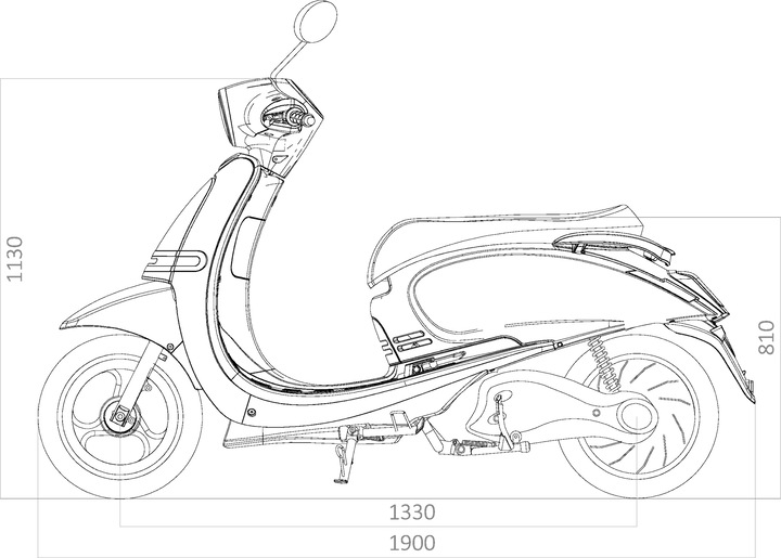 Produktbild ecoro Syra 90 (80 km/h, 5500 W)
