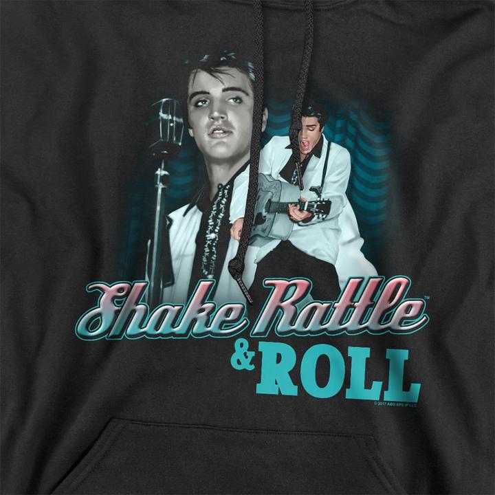 Produktbild Elvis Shake Rattle & Roll Kapuzenpullover (XXL)
