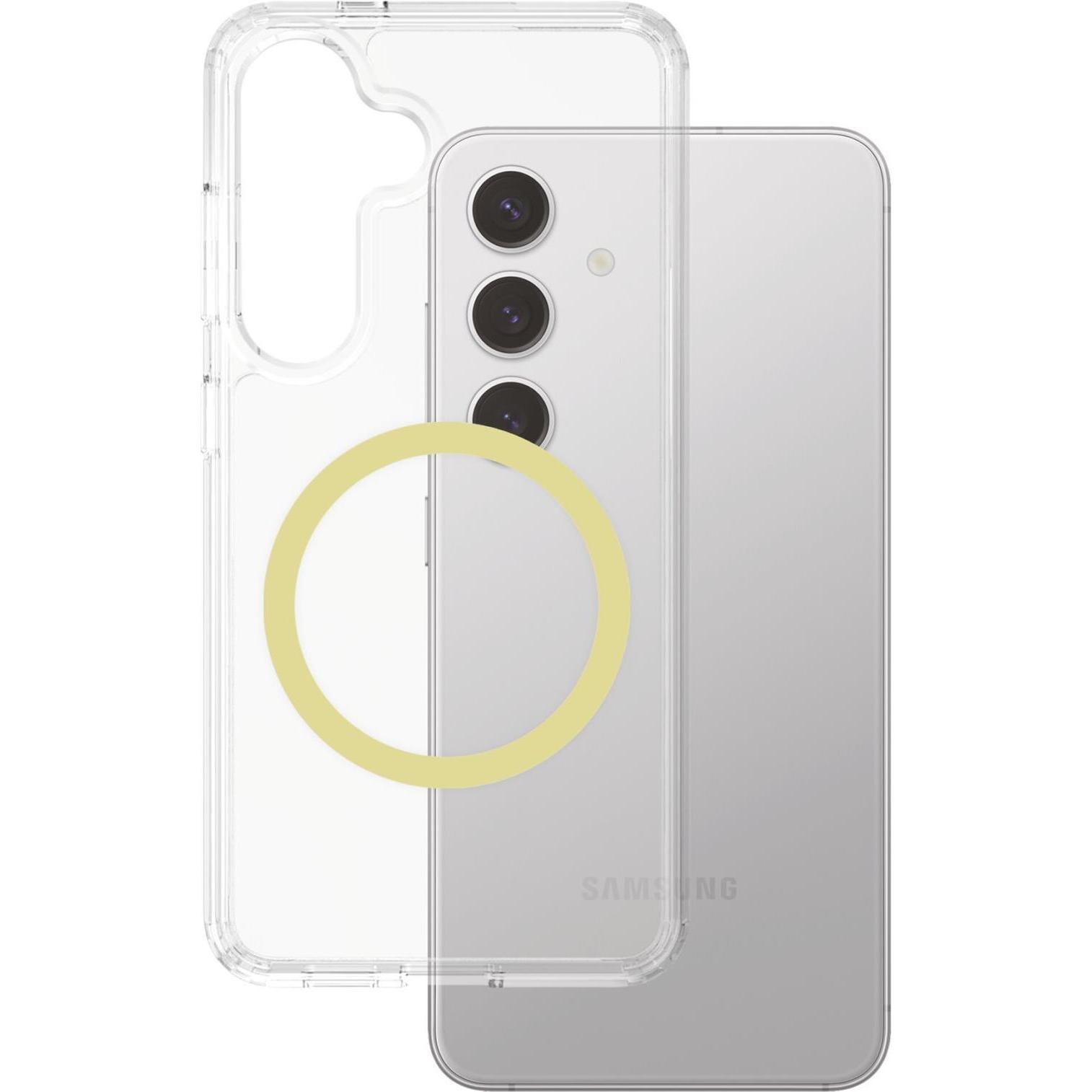 PanzerGlass CARE by  Flagship Case Transparent Urban Combat m. Chardonnay Qi Compatible Samsung Gal (Samsung Galaxy S25+...