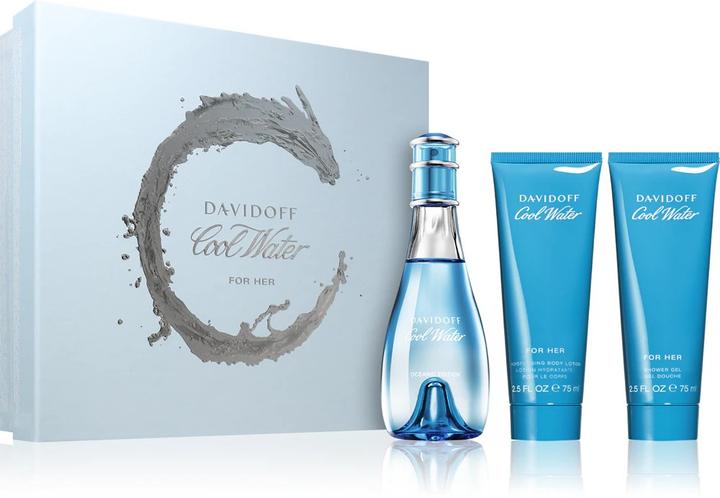 Actual product image Davidoff Cool Water For Her Gift Set (Perfume set)