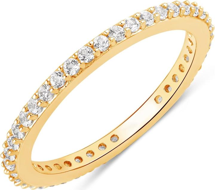 Immagine prodotto Rafaela Donata Ring Sterling Silber gelbgold Topas weiss - 37684 (58, 925 Argento)