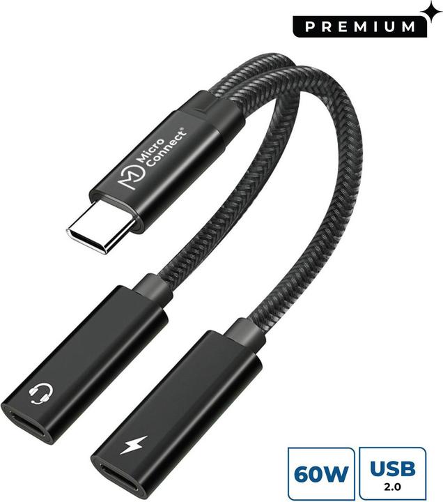 Image du produit MicroConnect USB-C to USB-C PD and USB-C (USB-C, USB-C)