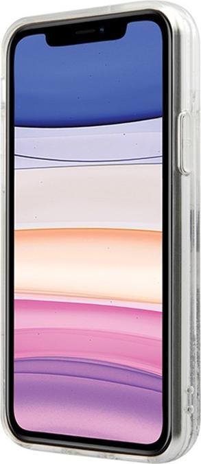 Produktbild Karl Lagerfeld KLHCN61LDHKCNS iPhone 11 / Xr 6.1" srebrny/silver hardcase Liquid Glitter Karl & Chou (Apple iPhone 11)