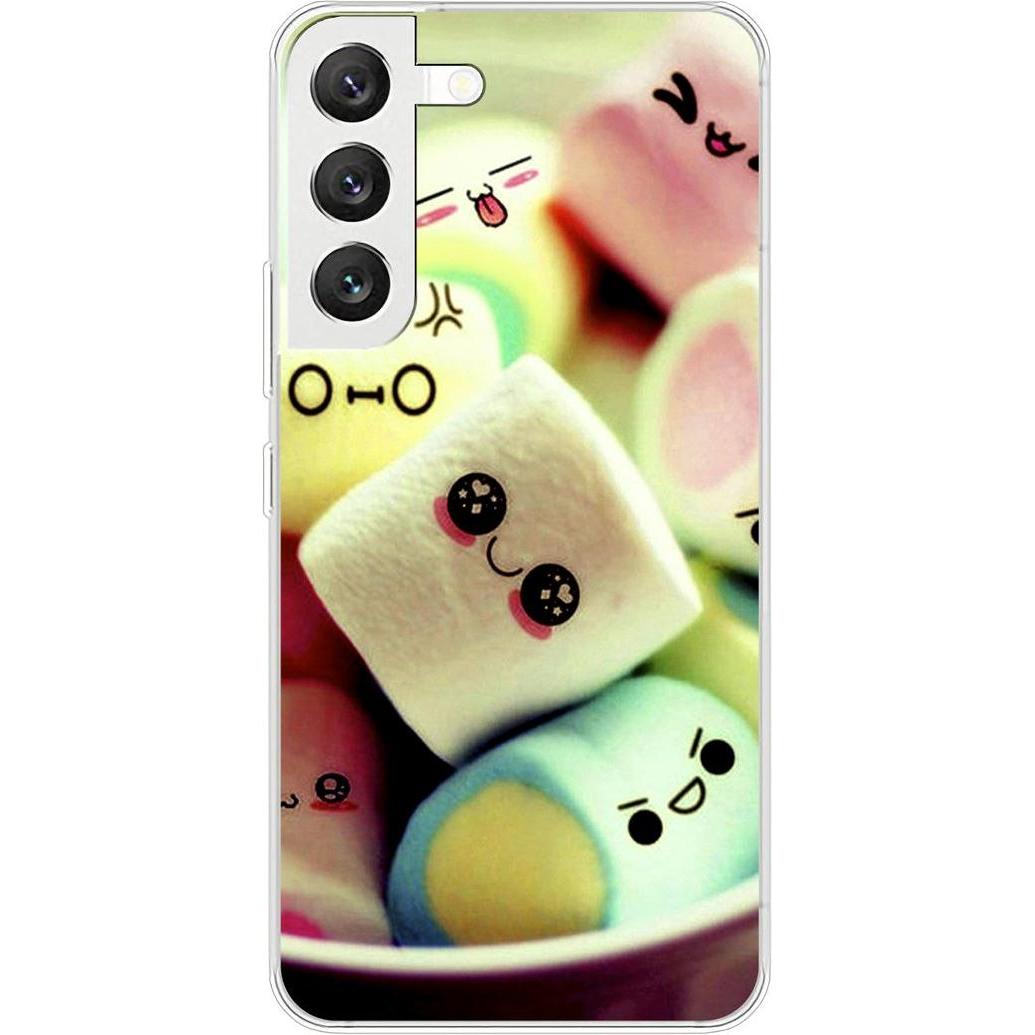 König Design Hülle Handy Schutz für Samsung Galaxy S22 5G Case Cover Tasche Bumper Etuis TPU (Samsung Galaxy S22 5G), Sm...