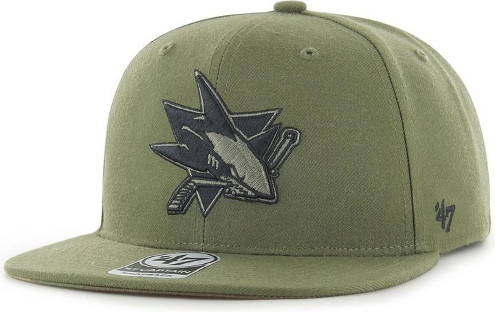 Actual product image 47 Brand Snapback Cap Captain San Jose Sharks Sandalwood