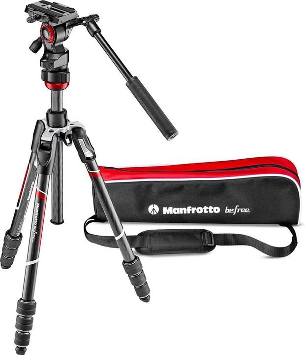 Image du produit Manfrotto Trépied en fibre de carbone vivant gratuitement (Carbone)