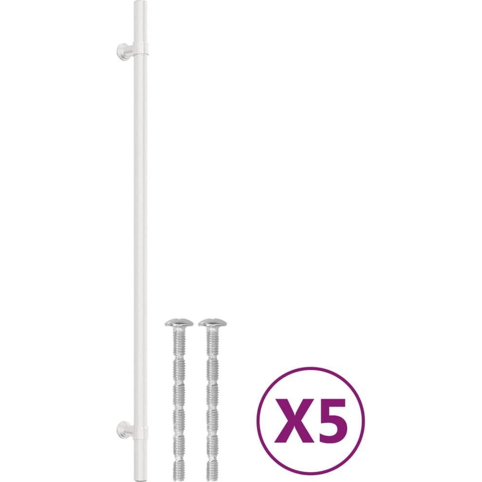 Thumbnail - VidaXL, Möbelgriff, Möbelgriffe 5 Stk. Silbern 320 mm Edelstahl,Farbe