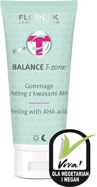 Produktbild Floslek Balance T-Zone Gommage Peeling From Aha Acids 125Ml (Reinigungspeeling, 125 ml)