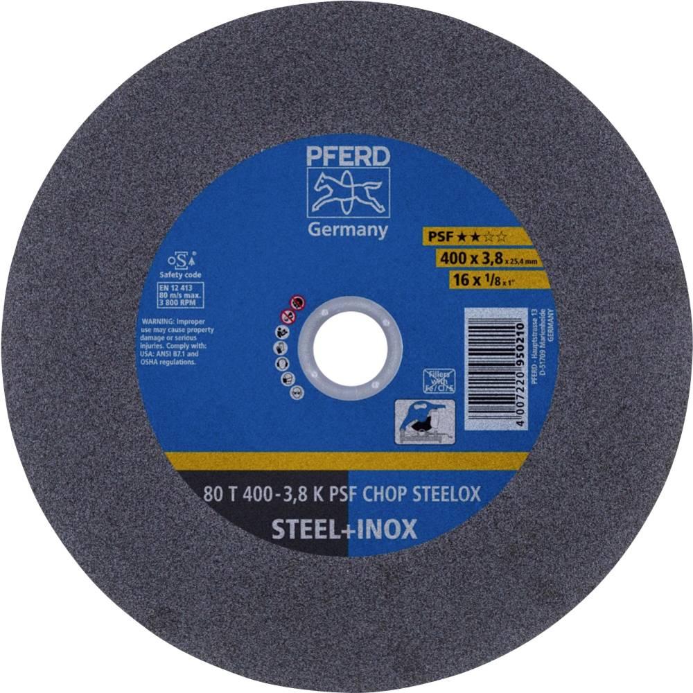 Pferd, Sägeblatt, Trennscheibe PSF CHOP STEELOX D400x3,8mm gerade Stahl/INOX Bohrung 25,4 mm
