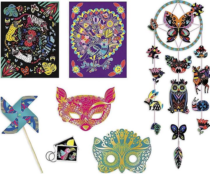 Actual product image Janod Multiactivities scratch art