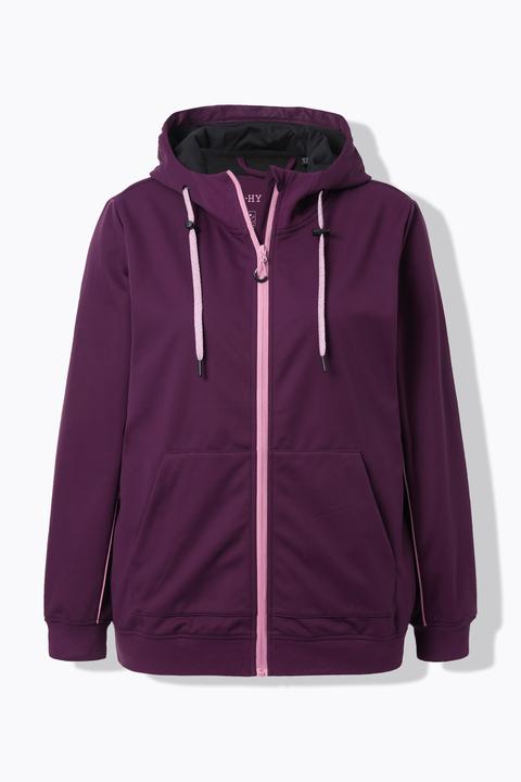 Image du produit Ulla Popken Veste technique softshell à capuche, matière déperlante (58, 60)