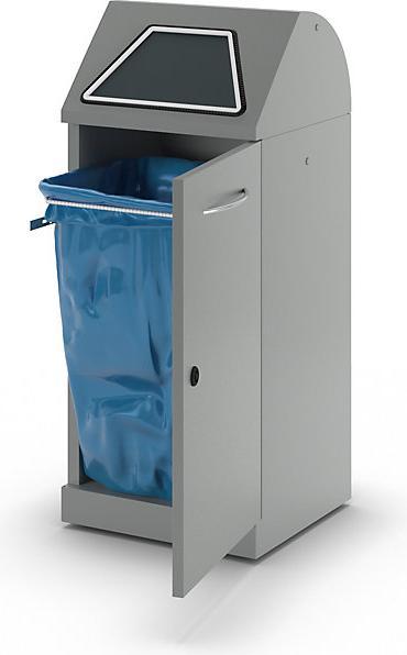 Image du produit kaiserkraft Collecteur de déchets, clapet d'insertion manuel (120 l)