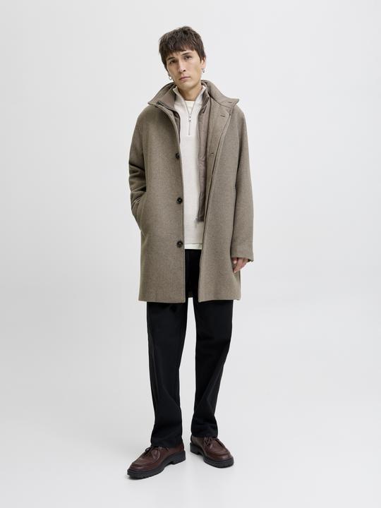 Actual product image Jack & Jones Jprcckeith Wool Blend Stancollar Coat Sn