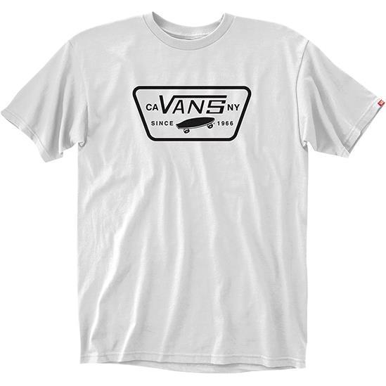 Vans, Herren, Shirt, Full Patch, Weiss, (S)