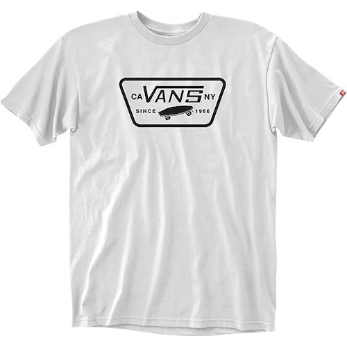 Vans, Herren, Shirt, Full Patch, Weiss, (L)