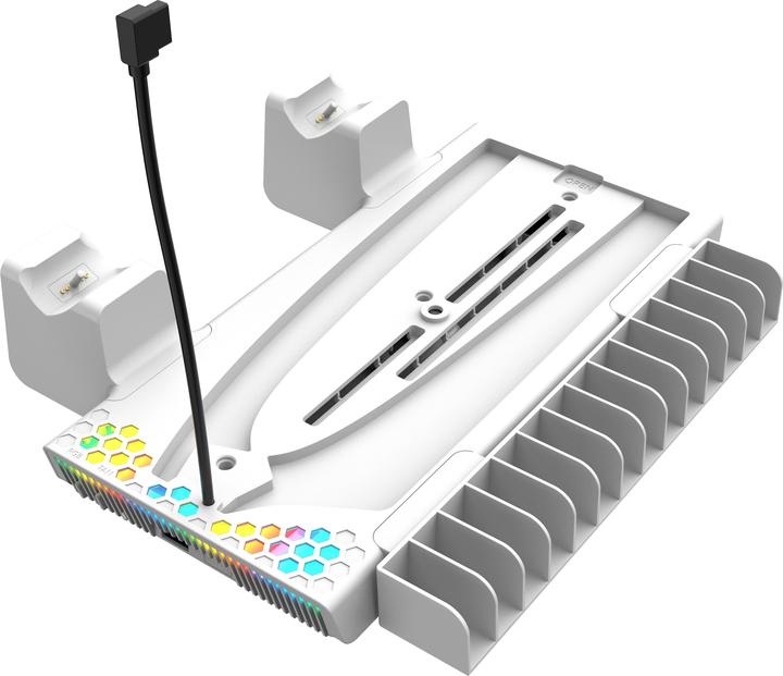 Actual product image Oniverse Nexus 5 Multifunctionele Standaard (PS5/ PS5 Slim) Wit (ONICSMLT-PS5-WHT) (PS5)