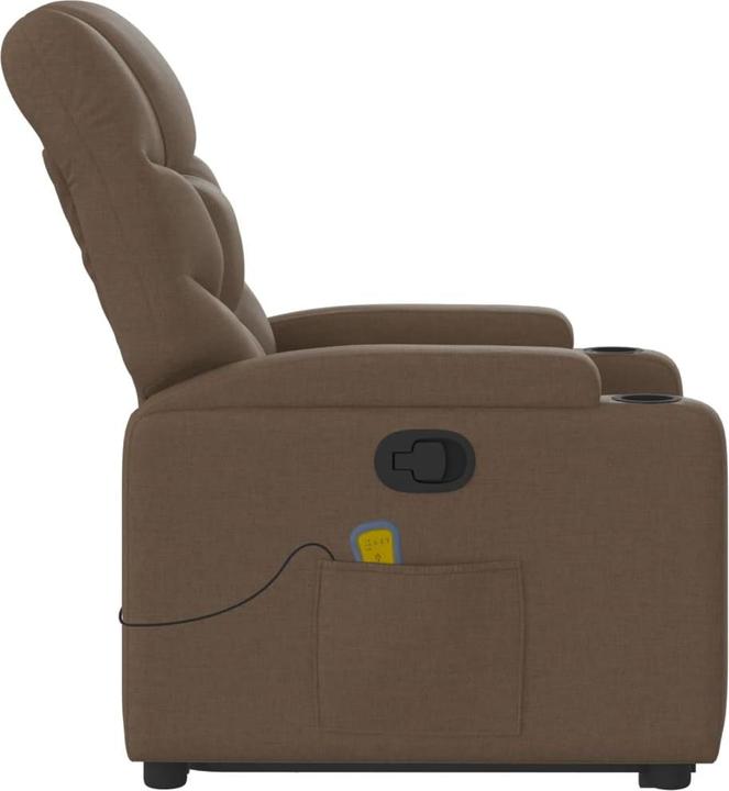 Immagine prodotto vidaXL Poltrona massaggiante con ausilio in tessuto