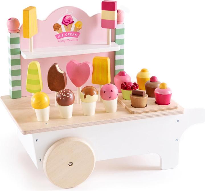 Produktbild Mentari Hölzerner Eiswagen, 18dlg.