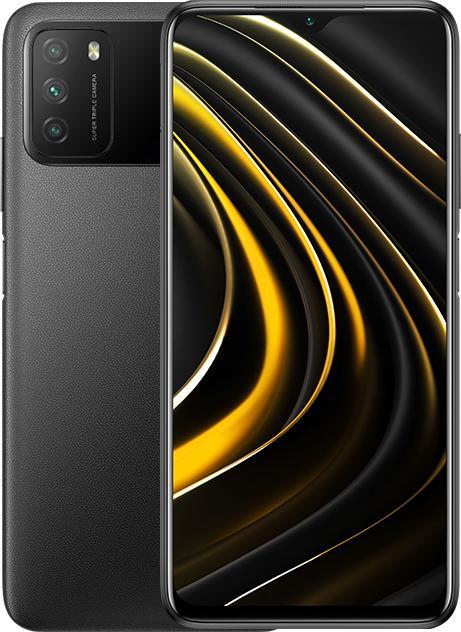 Xiaomi Poco M3 (64 GB, Power Black, 6.53", Dual SIM, 4G)
