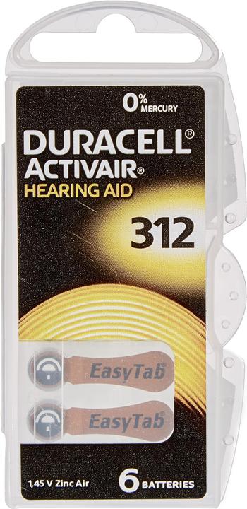 Image du produit Duracell ActivAir blister de 6 (6 pcs, A312, 160 mAh)