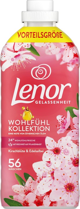 Productafbeelding Lenor Kersenbloesem & edele salie (56 Wascycli, Fles)