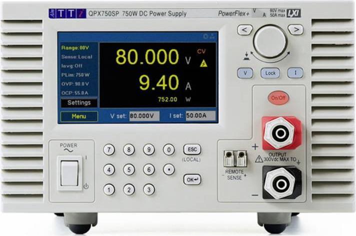 Aim TTi QPX750SP Alimentatore da laboratorio regolabile 80 V max. 750 W LAN LXI USB