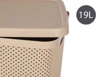 Kipit scatola organizzatrice in plastica 19l c coperchio (19 l)