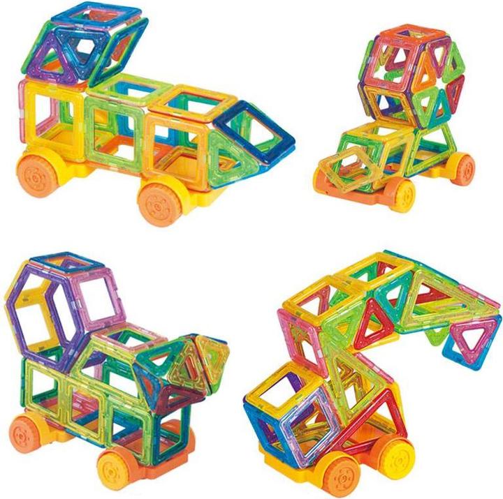 Produktbild JTI Magnetische Bauteile - Ein perfektes Geschenk für Kinder (124 Stück)