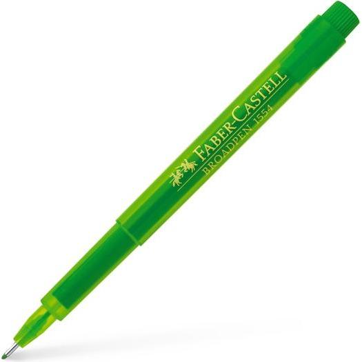 Faber-Castell, Schreibstifte, Faber Castell Faserschreiber Broadpen Doc hellgrün 10er (Hellgrün, 1 x)