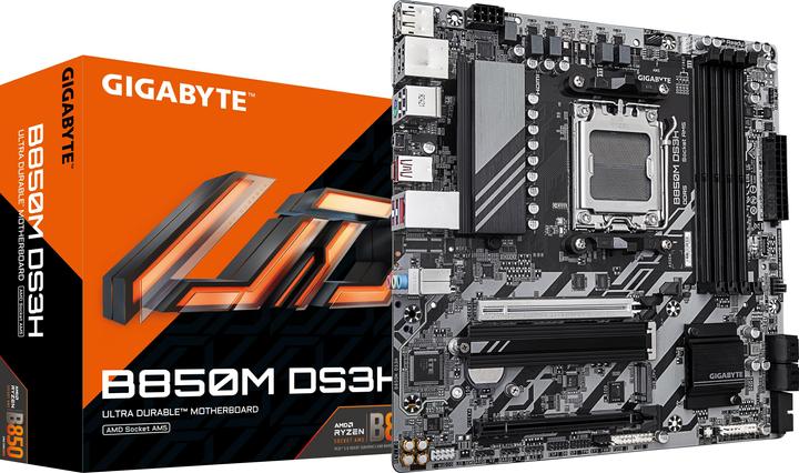 Gigabyte B850M DS3H (AM5, AMD B850, mATX)