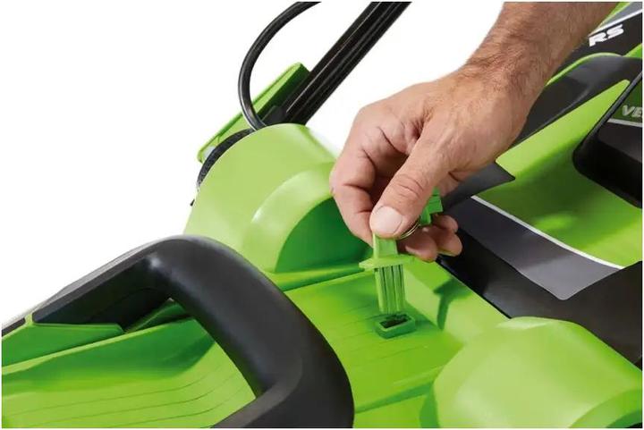 Actual product image Verdemax RS20 AkkuRasenmäher2x20V2,5Ah, Schnittbreite 38 cm (Rechargeable battery operated)