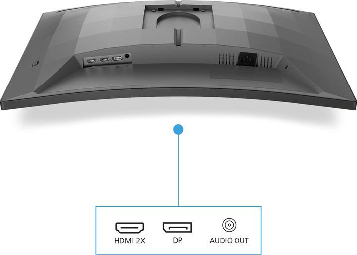 Actual product image Philips MMD 2C5200W/00 VA Monitor,,, höhenverstellbar, 2x HDMI, DisplayPort (1920 x 1080 pixels, 27")
