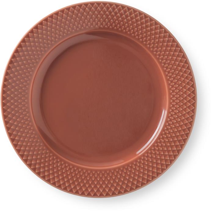 Produktbild Lyngby Rhombe Color Teller flach (1x, 23 cm)