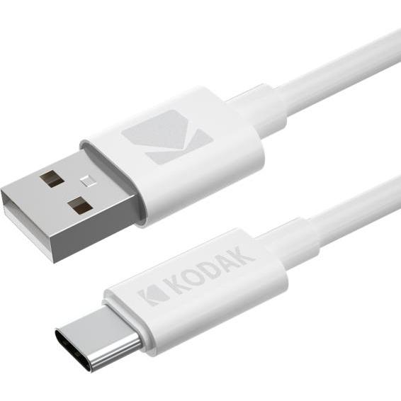 Kodak cavo usb a tipo-c 1m caja blanco (1 m, 5 W), Cavo USB