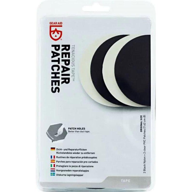 Mc Nett Klebeband Patches, Applikationen, Transparent, Schwarz