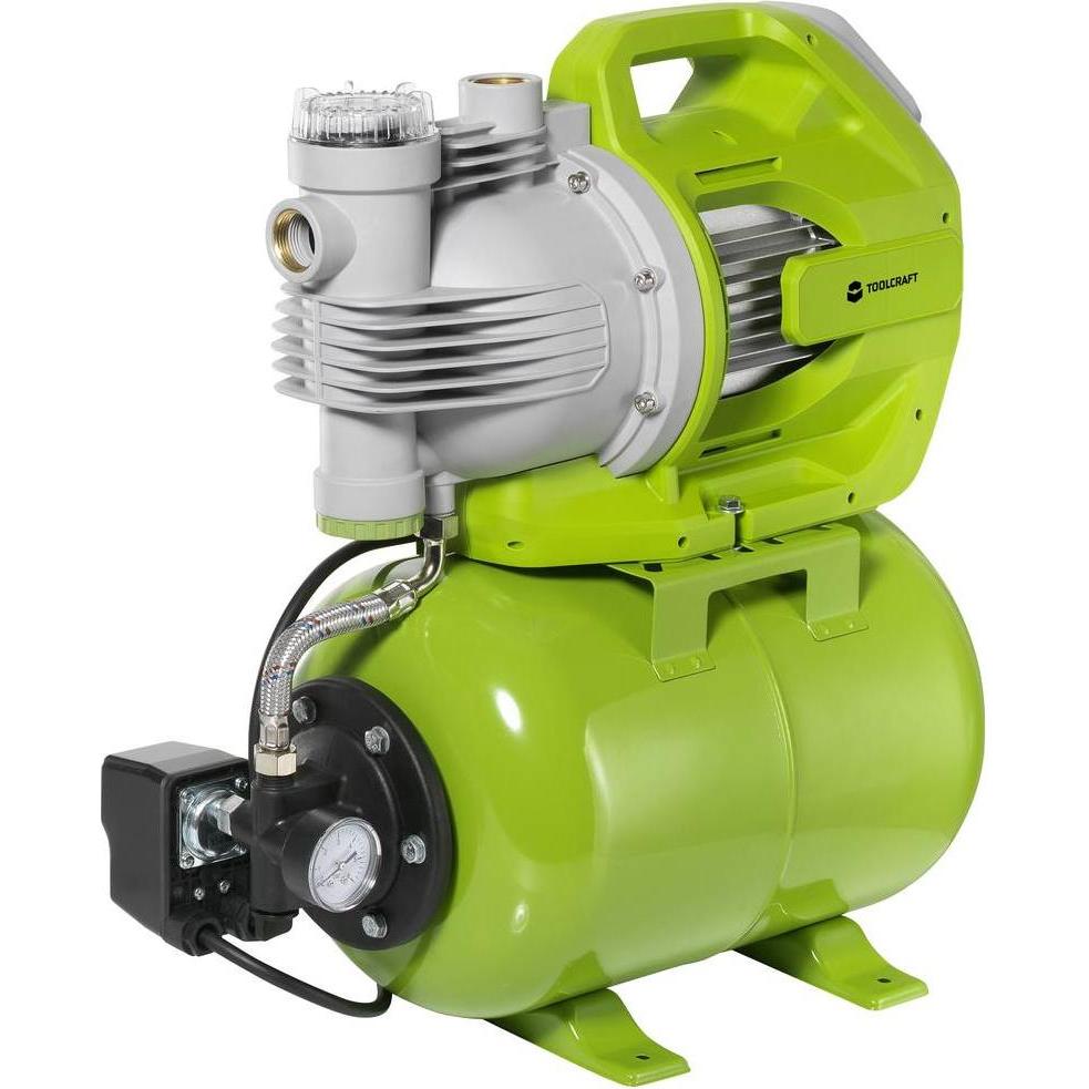 Toolcraft, Wasserpumpe, TO-8992887 Hauswasserwerk 230 V/AC 6000 l/h (Hauswasserpumpe)