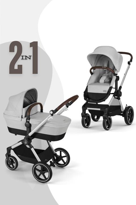 Cybex EOS Lux Kinderwagen (2-in-1 Kinderwagen) inkl. Snogga 2.0 Fusssack