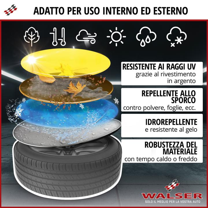 Actual product image Walser Tyre bag, robust and waterproof tyre bag 4 tyres 17-18 inch