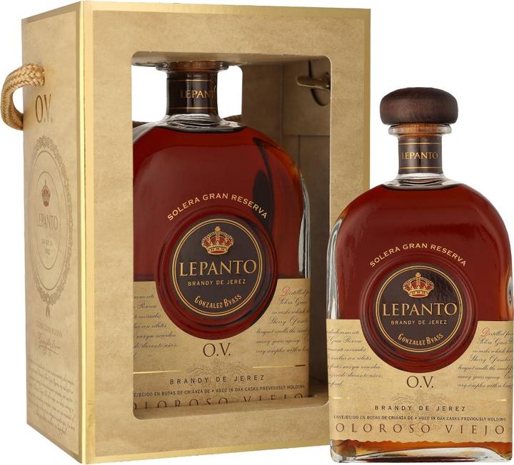 Actual product image Gonzalez Byass Lepanto O.V. Brandy + GB