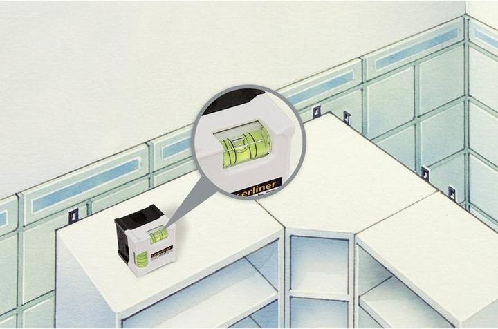 Produktbild Laserliner LaserCube Linienlaser Reichweite (max.): 5 m (Kreuzlinienlaser)