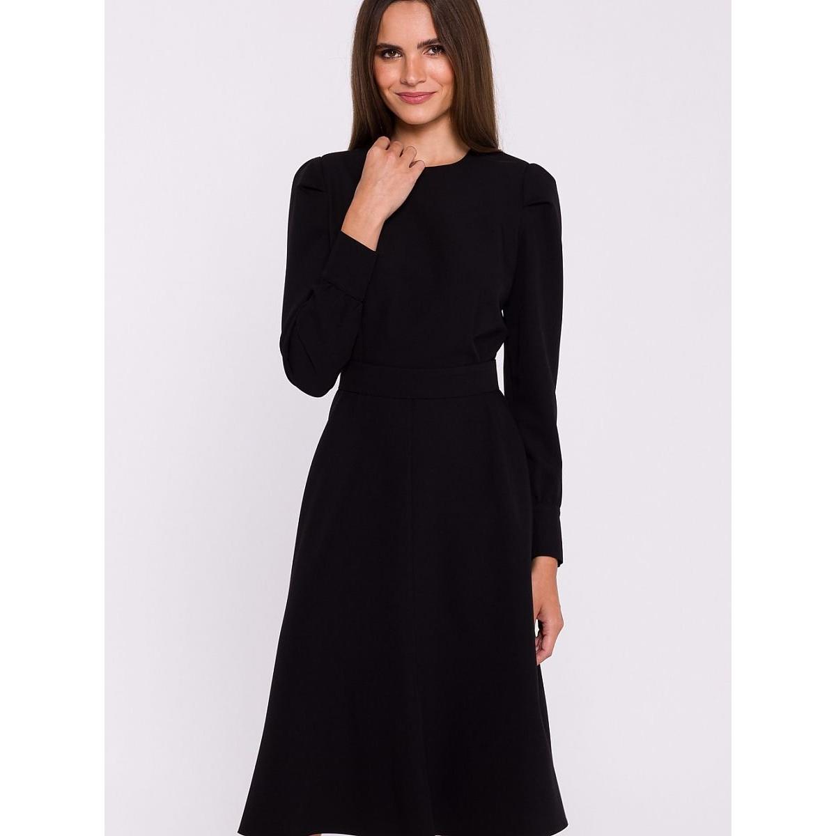 Stylove, Damen, Kleider, Alltagskleid, Schwarz, (XL)