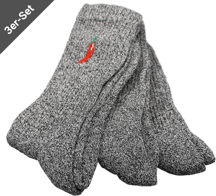 Produktbild Casativo 3er-Set Wander-/Trekkingsocken, unisex, Gr. 39-42, Grau-Melange (39 - 42)