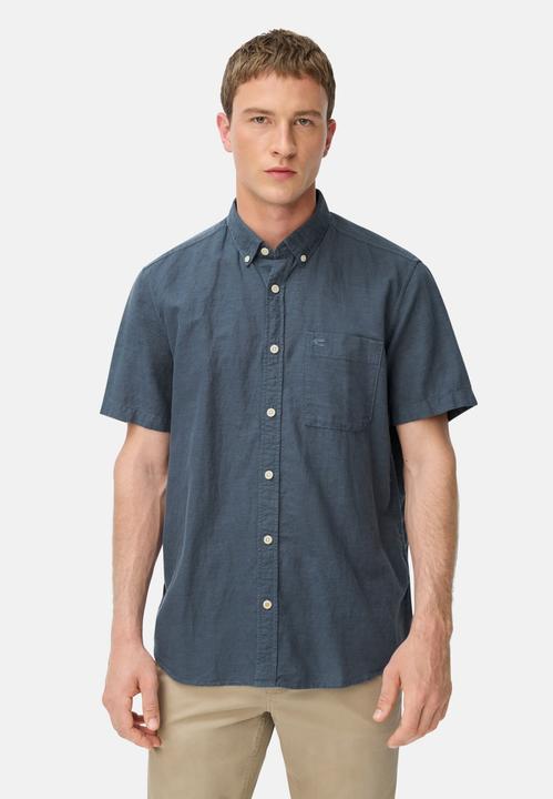 Actual product image Camel Active Kurzarm-Hemd aus Leinen-Baumwoll-Mix (5XL)