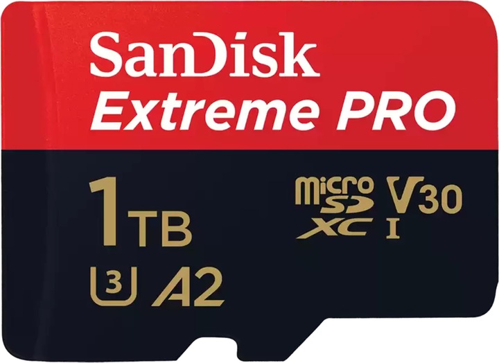 SanDisk Extreme PRO UHS-I V30 (1000 Go, microSDXC, U3, UHS-I)