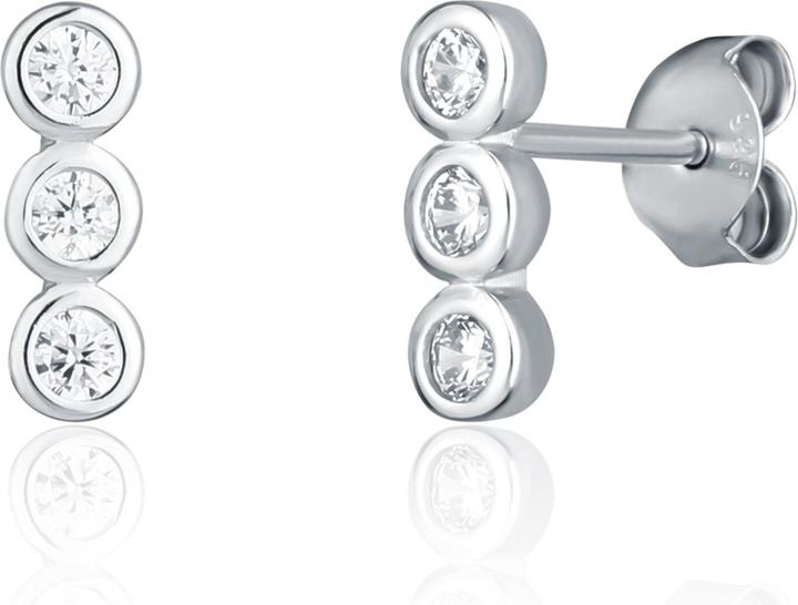 Image du produit JVD Boucles d'oreilles en argent avec zircons clairs SVLE1773XJ4BI00