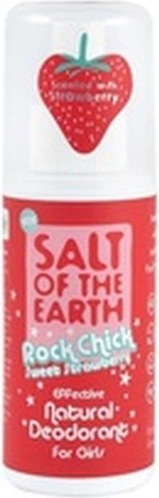 Image du produit Salt Of-The-Earth - Déodorant naturel en spray Rock Chick Sweet Strawberry (Déodorant Nature L) 100 Ml (Spray, 100 ml)